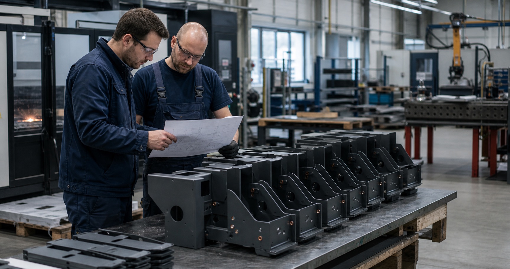Technische Abstimmung einer Kleinserie bei einem polnischen Metallfertiger